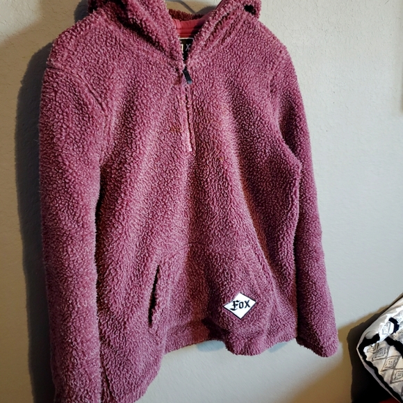 Women's Medium Fox Sherpa Hoodie - Picture 1 of 4